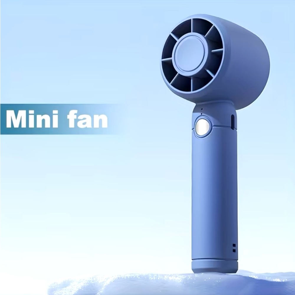 Blue Mini Handheld Fan